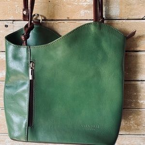 BORSE IN PELLE Genuine Leather Green